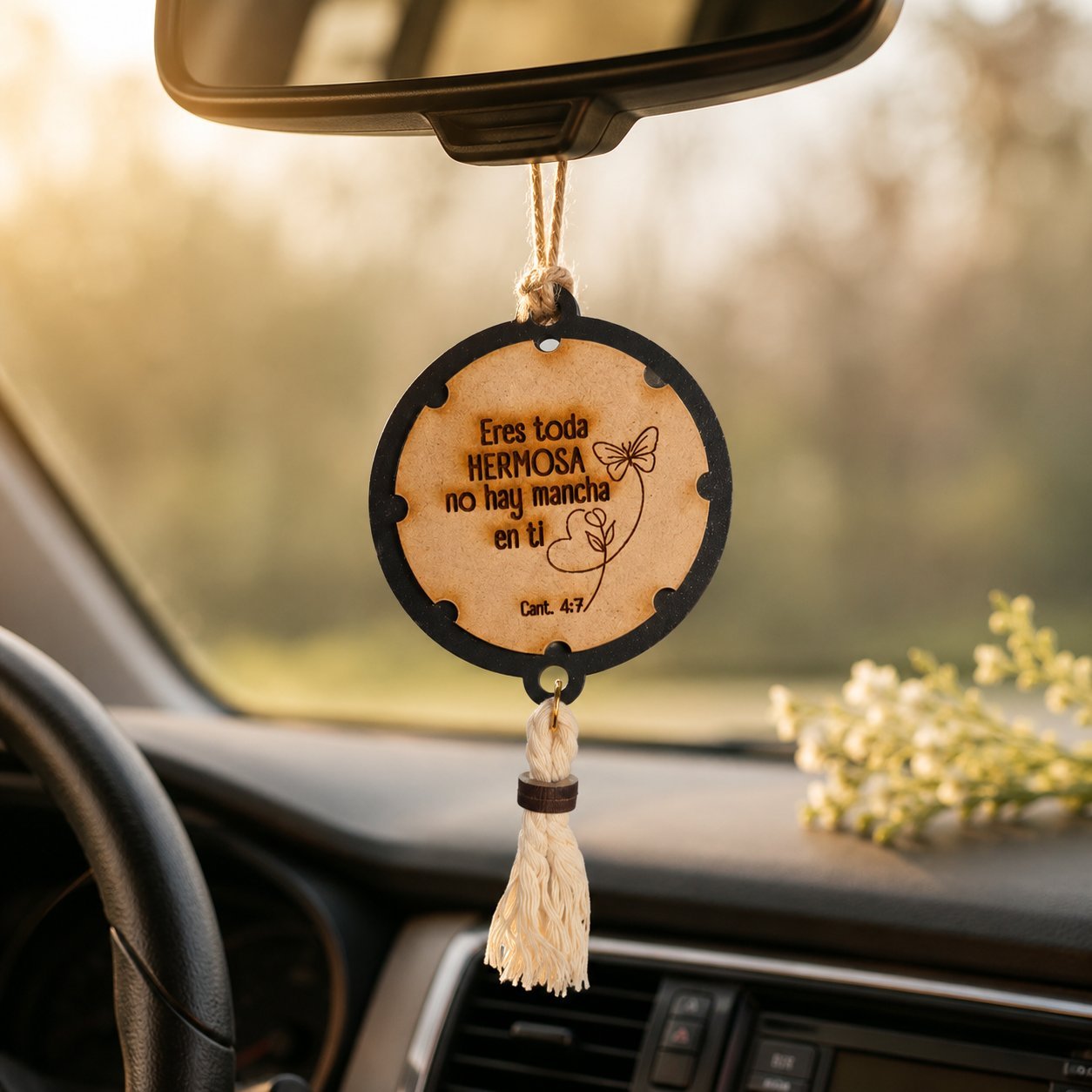 Adorno personalizado para retrovisor